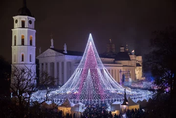 Świąteczna choinka w Wilnie 