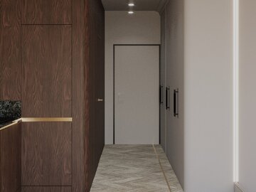 Duży hol, projekt Pracownia Interiorsy