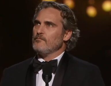 Joaquin Phoenix z Oscarem za rolę w filmie „Joker”. Mocne przemówienie...