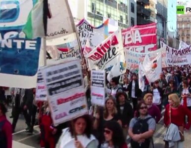 Miniatura: Nauczyciele w Argentynie protestują. Kraj...