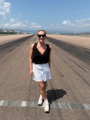 Aneta Zając na Gibraltarze 