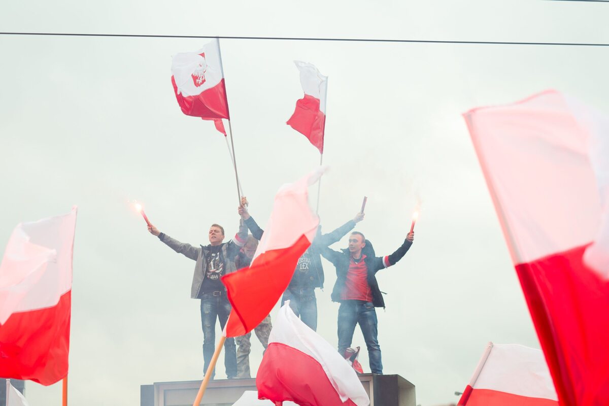 Marsz Niepodległości (fot.JAKUB NICIEJA / FOTONEWS / NEWSPIX.PL)