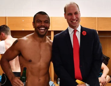 Miniatura: Pozował z księciem Williamem w samych...