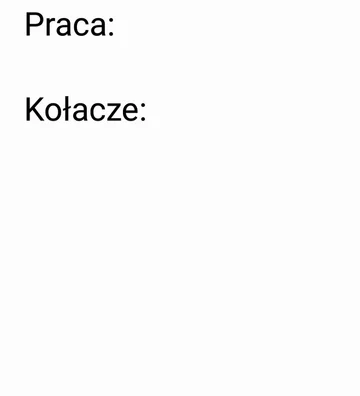Bez pracy nie ma kołaczy 