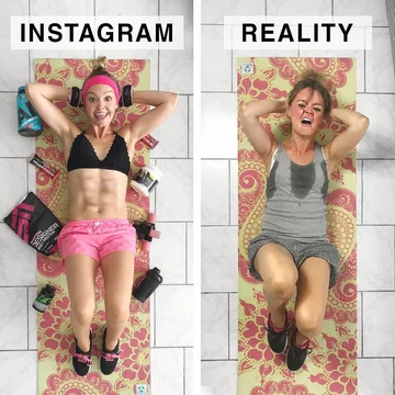 Instagram vs. rzeczywistość 