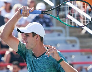 Miniatura: Hubert Hurkacz odpadł z ATP w Cincinnati....