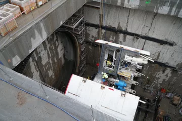 Świnoujście. Prace na budowie tunelu pod Świną 