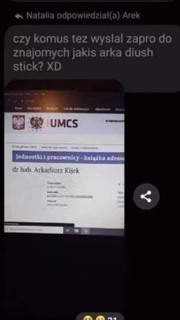 Mem z wykładowców włamujących się na grupki studenckie 