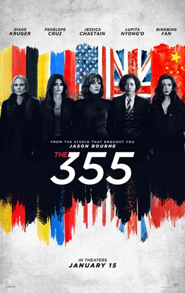 Plakat filmu „The 355” (2021) 