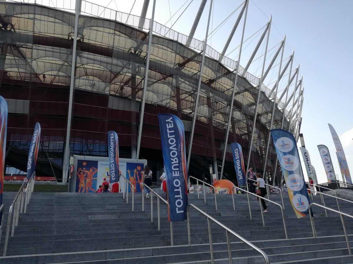 Stadion Narodowy przed meczem Polska - Serbia 