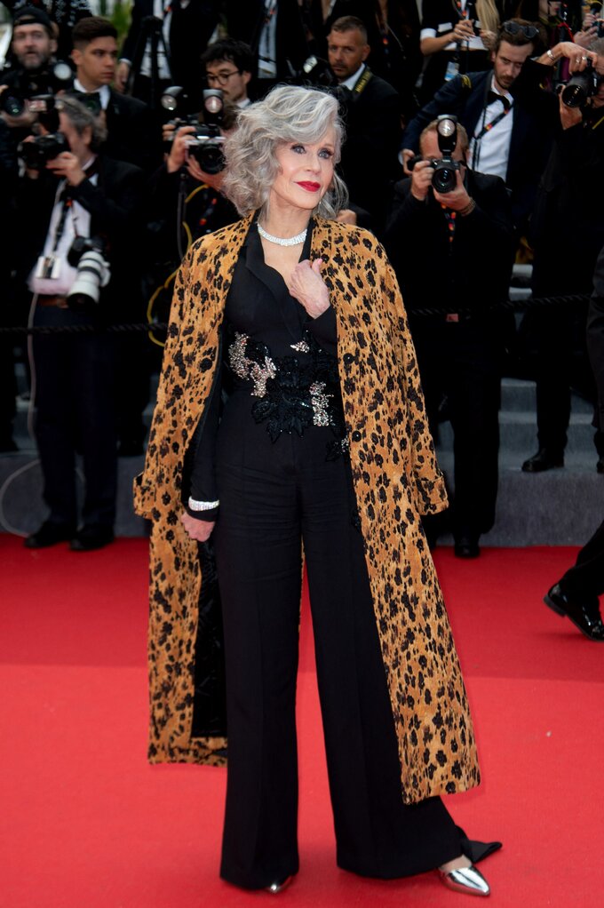 Jane Fonda na gali otwarcia 77. festiwalu w Cannes