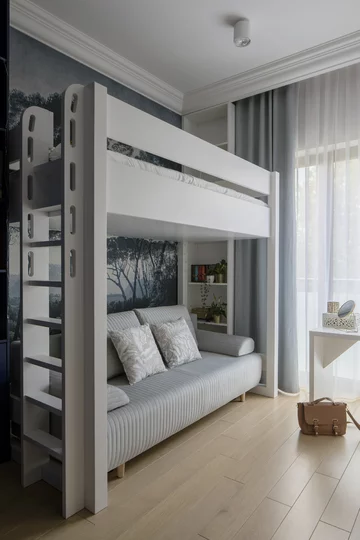 Hamptons w wielkim mieście, proj. MIKOŁAJSKA studio 