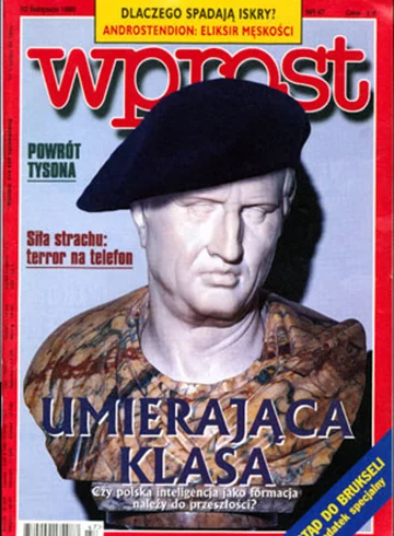 Okładka tygodnika Wprost nr 47/1998 (834)