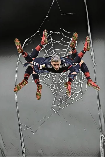 Mem z Robertem Lewandowskim na brzuchu 