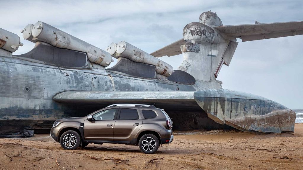 Renault (Dacia) Duster i ekranoplan Łuń 