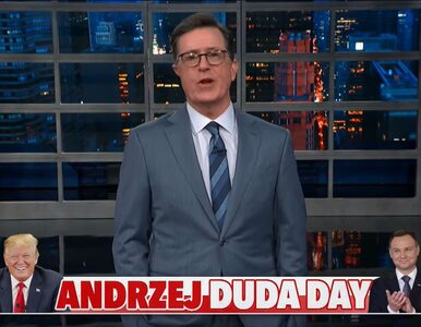 Miniatura: Stephen Colbert z TLS ogłosił „Andrzej...