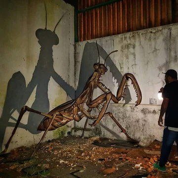 Graffiti 3D, które stworzył Odeith 