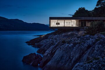 Dom na skale, projekt Cameron Webster Architects 