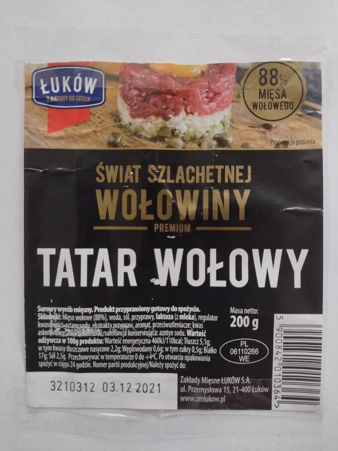 Tatar wołowy premium