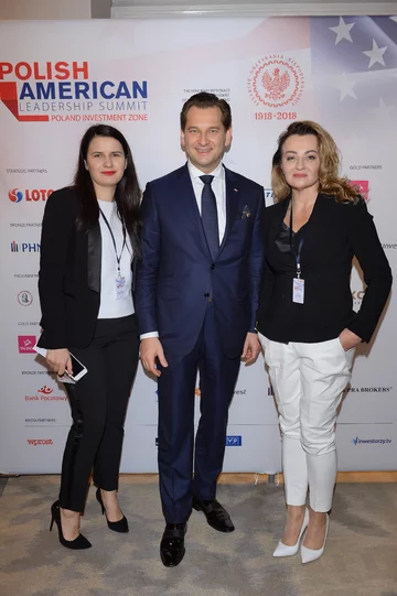 Ewa Rykaczewska, Michał M. Lisiecki i Hanna Kujawska 