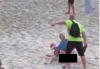 Mielno. Władze obejrzały video z półnagą parą uprawiającą seks na plaży