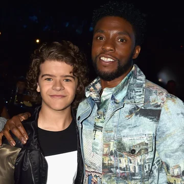 Gaten Matarazzo i Chadwick Boseman 