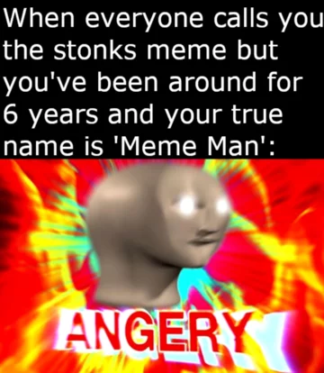 Przykład mema potocznie określanego jako „Stonks” 