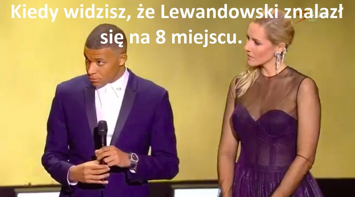 Mem po gali Złotej Piłki 