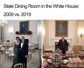 Mem zainspirowany zabawą 10 year challenge 