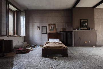 Wnętrze porzuconego budynku 