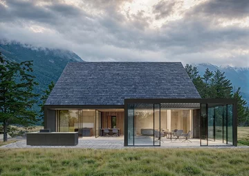 Dom ze schronem Scorpio House, projekt BXB Studio 