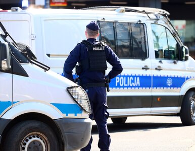 Miniatura: Policyjny radiowóz stanął w płomieniach....