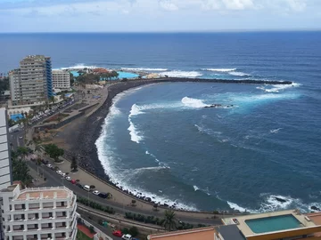 Widok na Puerto de la Cruz 