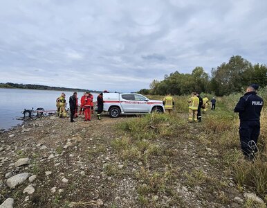 Miniatura: Tragedia na Wiśle. Wędkarza nie udało się...