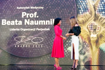 Małgorzata Rozenek-Majdan z prof. Beatą Naumnik 