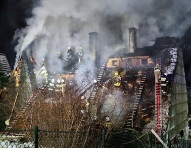 Pożar w Bukowinie Tatrzańskiej. Zapalił się znany pensjonat