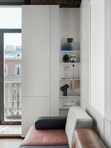 Studio w&nbsp;Sankt Petersburgu, projekt DA BUREAU