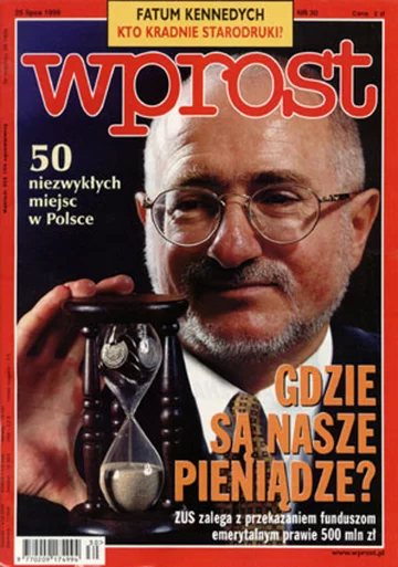 Okładka tygodnika Wprost nr 30/1999 (869)