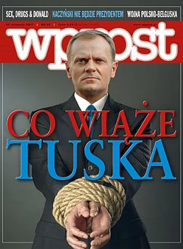 Okładka tygodnika Wprost nr 46/2007 (1299)