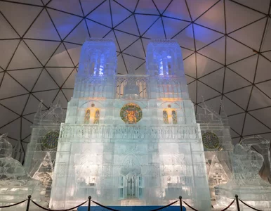 Miniatura: Wielka lodowa atrakcja w górach kompletnie...