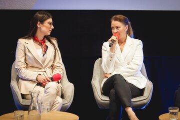 Ewelina Ziajka, Starszy Specjalista do&nbsp;spraw Kluczowych Klient&oacute;w, Biuro Strategii i&nbsp;Analiz Rynkowych, Zarząd Morskiego Portu Gdynia, Monika Konsor-Fąferek dyrektorka do&nbsp;spraw marketingu i&nbsp;rozwoju w&nbsp;PCC Intermodal
