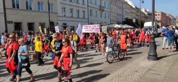 Warszawa. Protest medyków 