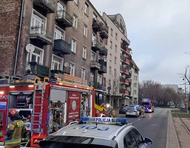 Miniatura: Tragiczny pożar w Warszawie. Jedna osoba...