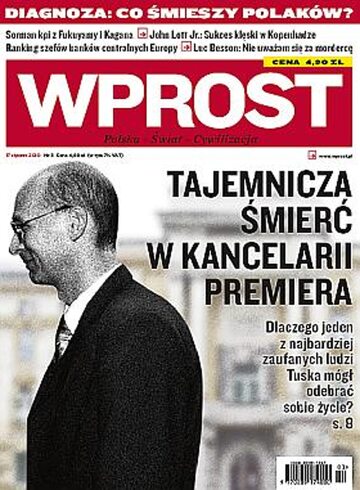 Okładka tygodnika Wprost nr 3/2010 (1407)