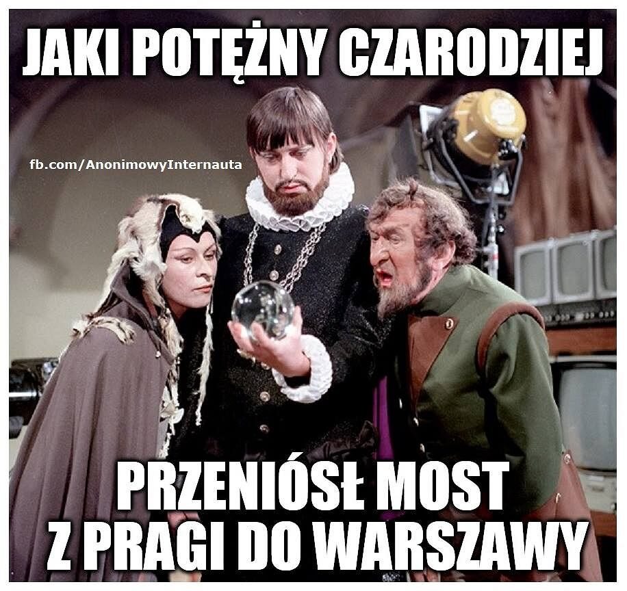 Patryk Jaki pomylił Warszawę z Pragą - mem 