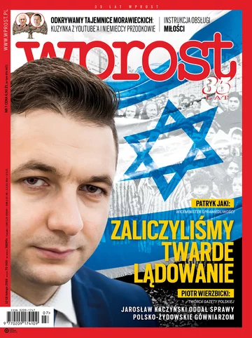 Okładka tygodnika Wprost nr 7/2018 (1823)