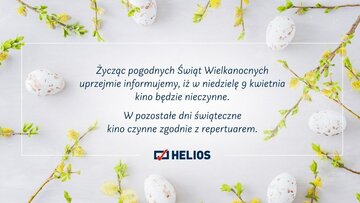 Ogłoszenie kina Helios