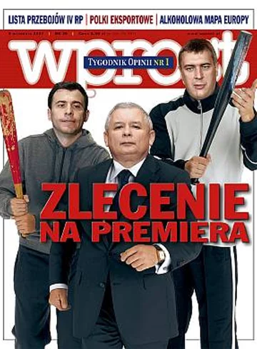 Okładka tygodnika Wprost nr 36/2007 (1289)