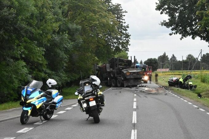 Śmiertelny wypadek na DW 812 w miejscowości Szelest