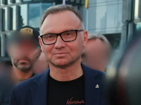 Miniatura: Duda zabrał głos ws. spotkania z Hołownią....